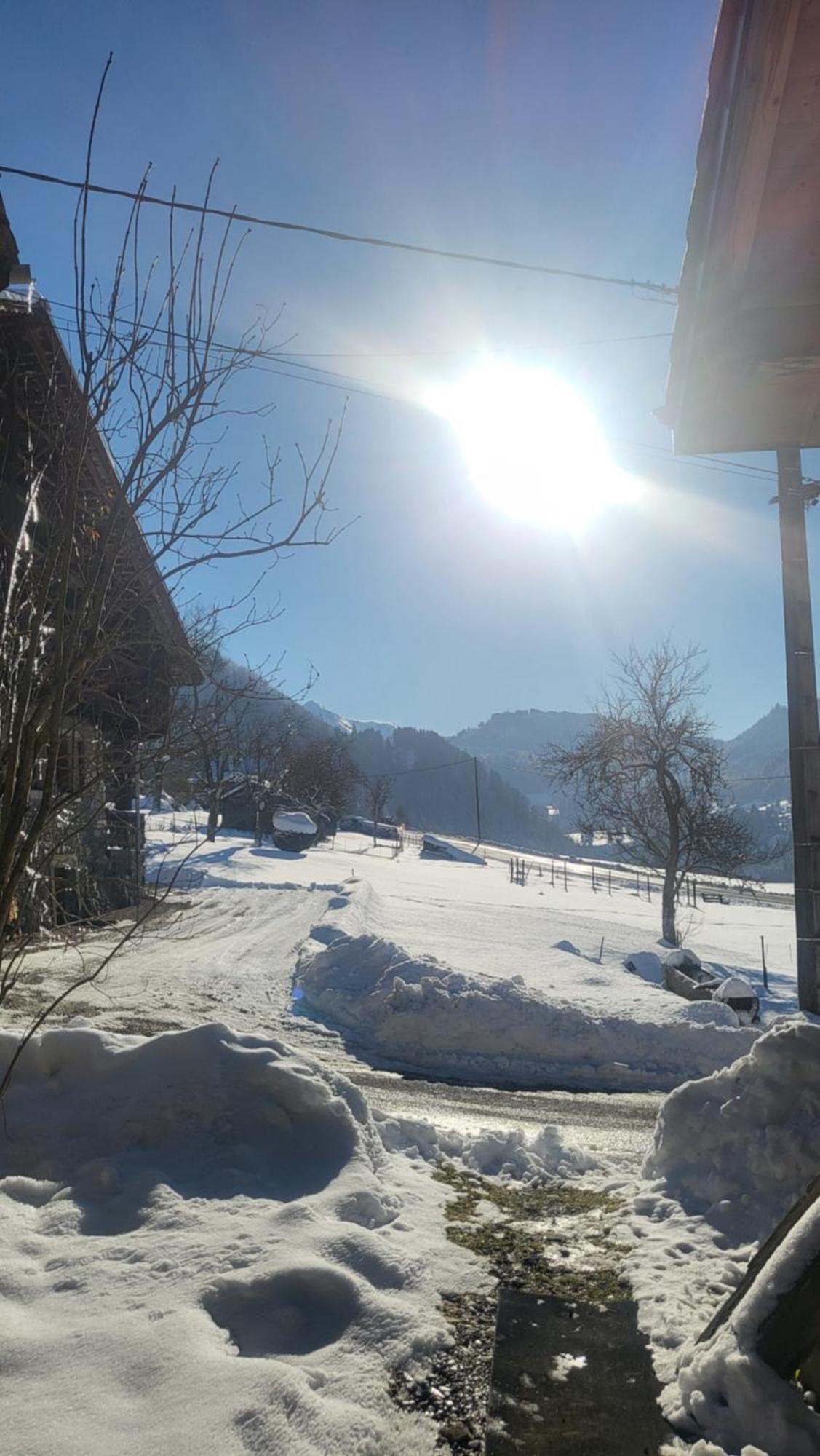 Bed and Breakfast Le Nid Des Cerfs Essert-Romand Exterior foto